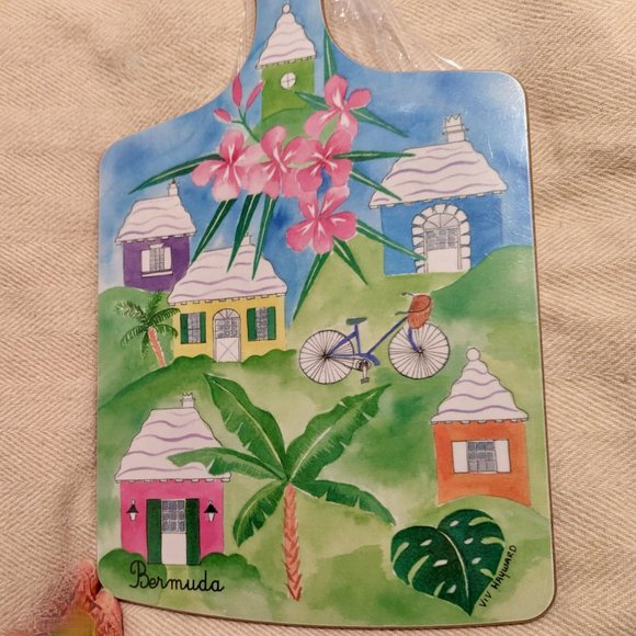 NWT Lady Clare Bermuda Cutting Serving Board - Picture 2 of 8